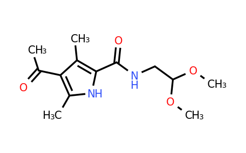 CAS 1232794-99-8 | 4-Acetyl-N-(2,2-dimethoxyethyl)-3,5-dimethyl-1H-pyrrole-2-carboxamide