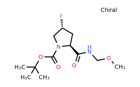 CAS 1232835-03-8 | tert-butyl (2S,4R)-4-fluoro-2-(methoxymethylcarbamoyl)pyrrolidine-1-carboxylate