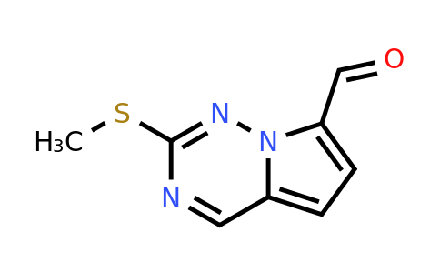 CAS 1233093-59-8 | 2-(methylsulfanyl)pyrrolo[2,1-f][1,2,4]triazine-7-carbaldehyde
