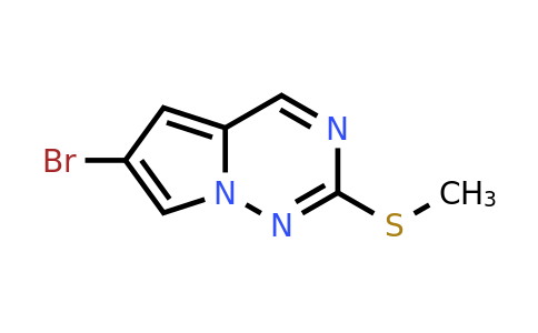 CAS 1233179-32-2 | 6-bromo-2-(methylsulfanyl)pyrrolo[2,1-f][1,2,4]triazine