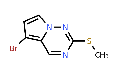 CAS 1233181-67-3 | 5-bromo-2-methylsulfanyl-pyrrolo[2,1-f][1,2,4]triazine