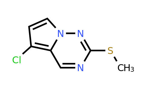 CAS 1233186-09-8 | 5-chloro-2-(methylsulfanyl)pyrrolo[2,1-f][1,2,4]triazine
