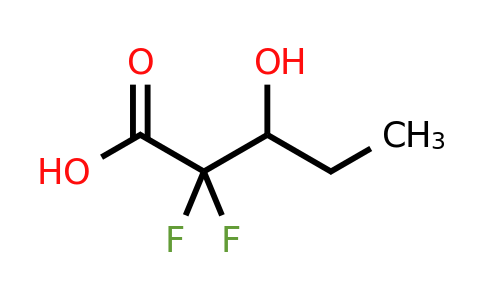 2,2-Difluoro-3-hydroxypentanoic acid