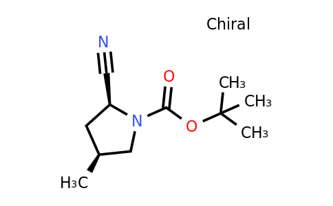 CAS 1233365-37-1 | tert-butyl (2S,4S)-2-cyano-4-methyl-pyrrolidine-1-carboxylate