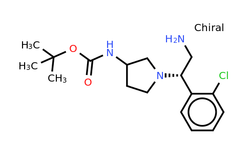 CAS 1233498-40-2 | (S)-3-N-BOC-Amino-1-[2-amino-1-(2-chloro-phenyl)-ethyl]-pyrrolidine