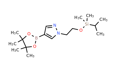 CAS 1233526-53-8 | 1-(2-{[dimethyl(propan-2-yl)silyl]oxy}ethyl)-4-(tetramethyl-1,3,2-dioxaborolan-2-yl)-1H-pyrazole