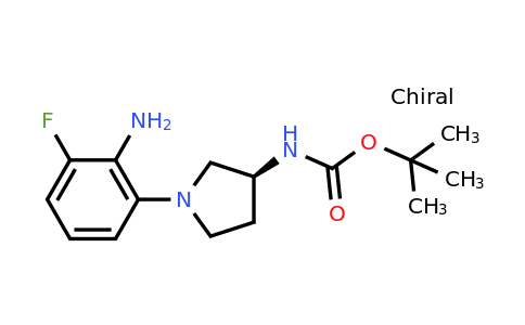 CAS 1233859-85-2 | (S)-tert-Butyl 1-(2-amino-3-fluorophenyl)pyrrolidin-3-ylcarbamate