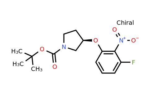 CAS 1233859-92-1 | (R)-tert-Butyl 3-(3-fluoro-2-nitrophenoxy)pyrrolidine-1-carboxylate