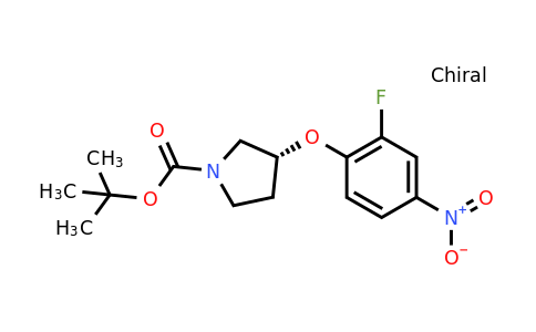 CAS 1233859-96-5 | (R)-tert-Butyl 3-(2-fluoro-4-nitrophenoxy)pyrrolidine-1-carboxylate