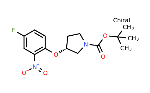 CAS 1233860-04-2 | (R)-tert-Butyl 3-(4-fluoro-2-nitrophenoxy)pyrrolidine-1-carboxylate