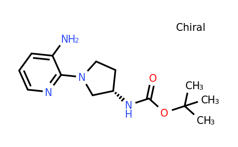 CAS 1233860-19-9 | (S)-tert-Butyl 1-(3-aminopyridin-2-yl)pyrrolidin-3-ylcarbamate