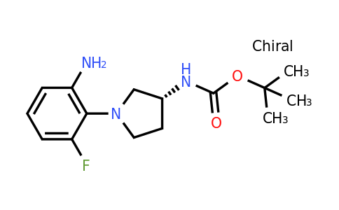 CAS 1233860-28-0 | (R)-tert-Butyl 1-(2-amino-6-fluorophenyl)pyrrolidin-3-ylcarbamate