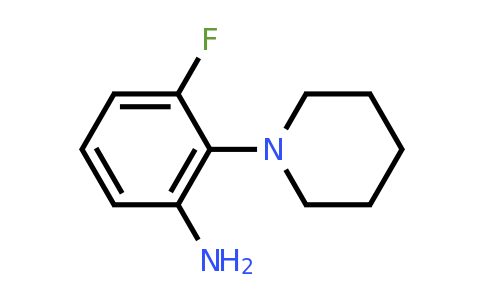 CAS 1233951-80-8 | 3-Fluoro-2-(piperidin-1-yl)aniline