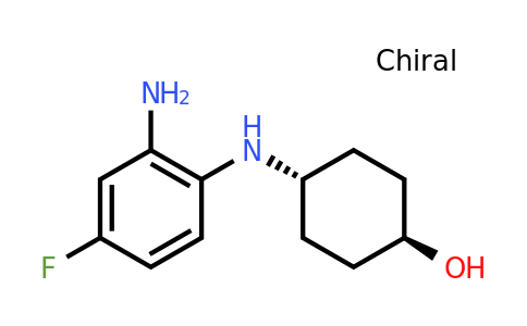 CAS 1233952-87-8 | trans-4-((2-Amino-4-fluorophenyl)amino)cyclohexanol