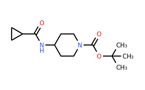 CAS 1233955-70-8 | tert-butyl 4-cyclopropaneamidopiperidine-1-carboxylate