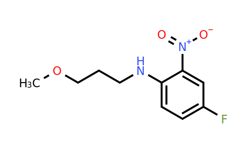 CAS 1233958-30-9 | 4-Fluoro-N-(3-methoxypropyl)-2-nitroaniline