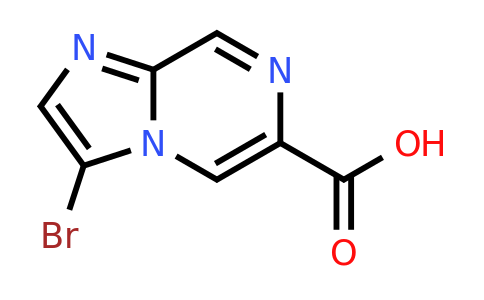 CAS 1234015-04-3 | 3-bromoimidazo[1,2-a]pyrazine-6-carboxylic acid