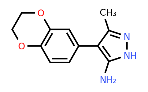 CAS 1234180-60-9 | 4-(2,3-dihydro-1,4-benzodioxin-6-yl)-3-methyl-1H-pyrazol-5-amine