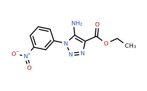 CAS 123419-05-6 | ethyl 5-amino-1-(3-nitrophenyl)-1H-1,2,3-triazole-4-carboxylate