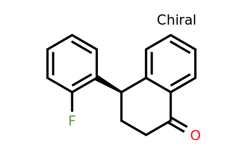 CAS 1234356-88-7 | (R)-4-(2-Fluorophenyl)-3,4-dihydronaphthalen-1(2H)-one