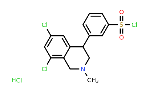 CAS 1234366-99-4 | 3-(6,8-dichloro-2-methyl-1,2,3,4-tetrahydroisoquinolin-4-yl)benzene-1-sulfonyl chloride hydrochloride