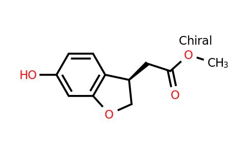 CAS 1234474-58-8 | methyl 2-[(3R)-6-hydroxy-2,3-dihydro-1-benzofuran-3-yl]acetate