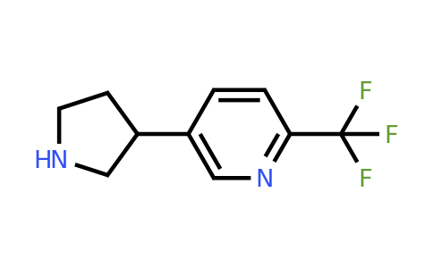 5-(Pyrrolidin-3-YL)-2-(trifluoromethyl)pyridine