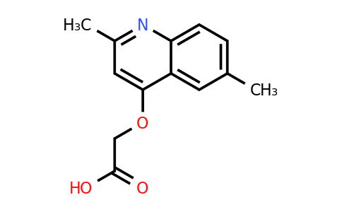 CAS 123452-94-8 | 2-((2,6-Dimethylquinolin-4-yl)oxy)acetic acid