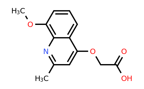 CAS 123452-96-0 | 2-((8-Methoxy-2-methylquinolin-4-yl)oxy)acetic acid