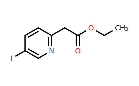 CAS 1234615-80-5 | ethyl 2-(5-iodopyridin-2-yl)acetate