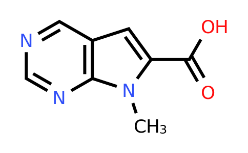 CAS 1234615-86-1 | 7-methyl-7H-pyrrolo[2,3-d]pyrimidine-6-carboxylic acid