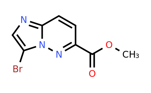 CAS 1234616-07-9 | Methyl 3-bromo-imidazo[1,2-B]pyridazine-6-carboxylate
