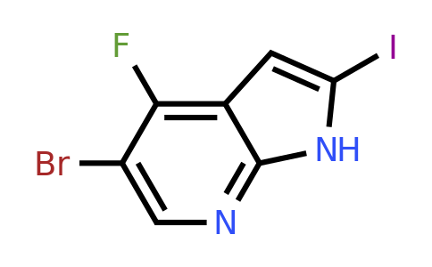 CAS 1234616-48-8 | 5-Bromo-4-fluoro-2-iodo-7-azaindole