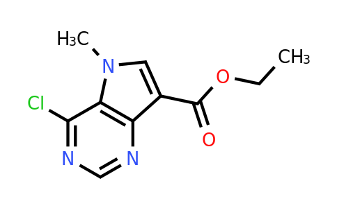 CAS 1234616-53-5 | ethyl 4-chloro-5-methyl-5H-pyrrolo[3,2-d]pyrimidine-7-carboxylate
