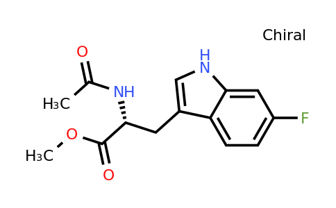 CAS 1234842-62-6 | (R)-Methyl 2-acetamido-3-(6-fluoro-1H-indol-3-yl)propanoate