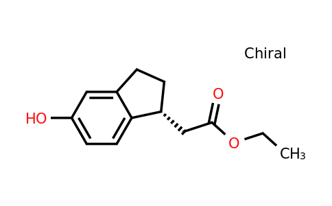 CAS 1234845-27-2 | ethyl 2-[(1R)-5-hydroxy-2,3-dihydro-1H-inden-1-yl]acetate