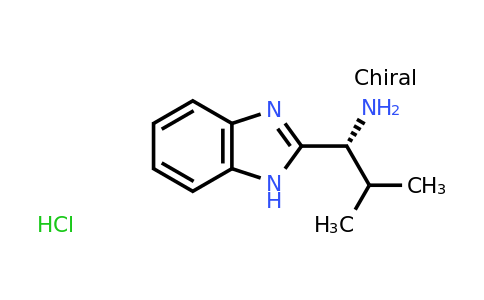 CAS 1234863-36-5 | (R)-1-(1H-benzo[d]imidazol-2-yl)-2-methylpropan-1-amine hydrochloride