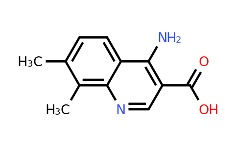 CAS 1234880-97-7 | 4-Amino-7,8-dimethylquinoline-3-carboxylic acid