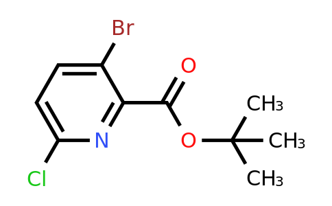 CAS 1235036-15-3 | tert-butyl 3-bromo-6-chloropyridine-2-carboxylate