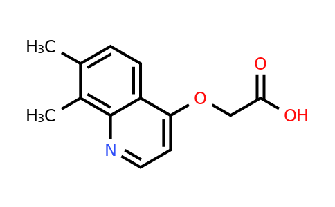 CAS 1235104-63-8 | 2-((7,8-Dimethylquinolin-4-yl)oxy)acetic acid