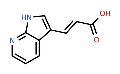 CAS 123530-68-7 | (2E)-3-{1H-pyrrolo[2,3-b]pyridin-3-yl}prop-2-enoic acid