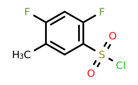 CAS 1235407-51-8 | 2,4-difluoro-5-methyl-benzenesulfonyl chloride