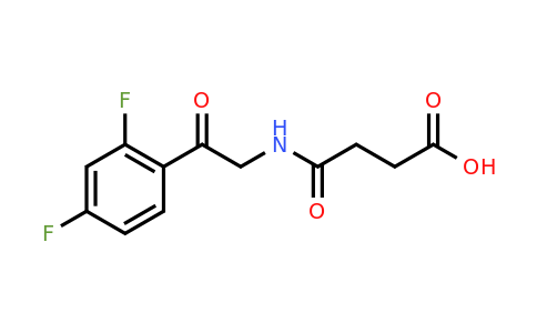 CAS 1235439-12-9 | 3-{[2-(2,4-difluorophenyl)-2-oxoethyl]carbamoyl}propanoic acid