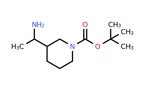 CAS 1235439-55-0 | tert-butyl 3-(1-aminoethyl)piperidine-1-carboxylate