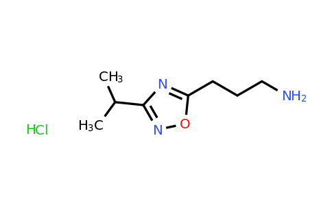 CAS 1235439-76-5 | 3-[3-(Propan-2-yl)-1,2,4-oxadiazol-5-yl]propan-1-amine hydrochloride