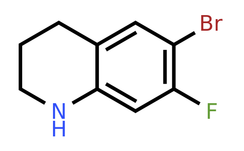 CAS 1235440-09-1 | 6-Bromo-7-fluoro-1,2,3,4-tetrahydro-quinoline