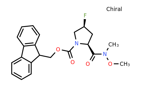 CAS 1235447-47-8 | (2S,4S)-(9H-Fluoren-9-yl)methyl 4-fluoro-2-(methoxy(methyl)carbamoyl)pyrrolidine-1-carboxylate