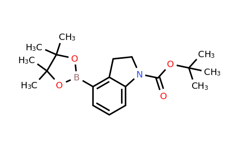 CAS 1235451-62-3 | tert-Butyl 4-(4,4,5,5-tetramethyl-1,3,2-dioxaborolan-2-yl)indoline-1-carboxylate