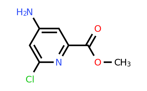 CAS 1235475-17-8 | methyl 4-amino-6-chloropyridine-2-carboxylate