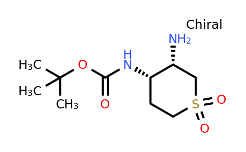 CAS 1235545-54-6 | tert-butyl N-[(3S,4S)-3-amino-1,1-dioxo-thian-4-yl]carbamate